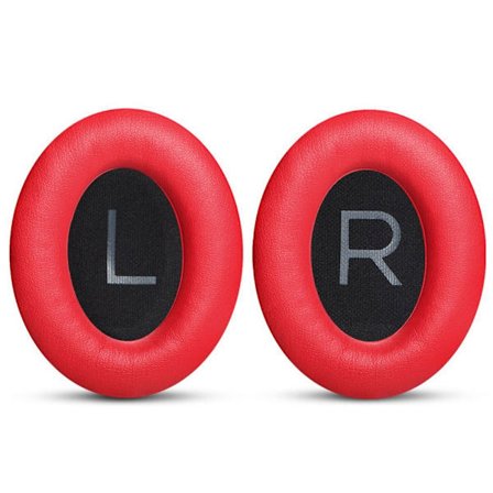 Bose QC45 Ersättningsöronkuddar Mjuka Proteinläder Öronkuddar Kompatibla med QC45 Hörlurar Röda Bekväma Hållbara