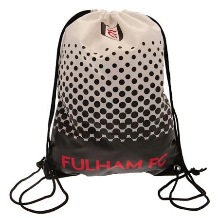 Fulham FC Dragsnöre Väska One Size Svart/Vit Black/White One Size