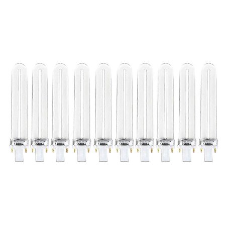 10 st 9W Nagel UV-lampa 365nm Glödlampa Rör