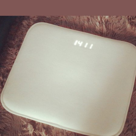 Smart väckarklocka LED-matta, digital väckarklocka, matta med den mjukaste touch-funktionen