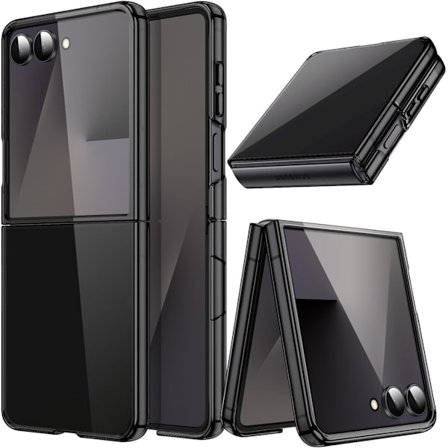 Skal för Samsung Galaxy Z Flip 7 2025, Kristallklart Hårt PC-skal, Anti-rep Stötsäkert Slimmad Skyddande Mobilskal