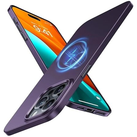 TORRAS Mobilskal till iPhone 15 Pro Magsafe Shockproof - Lila