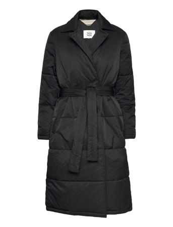 Veronica Coat Fodrad Rock Svart Noa Noa