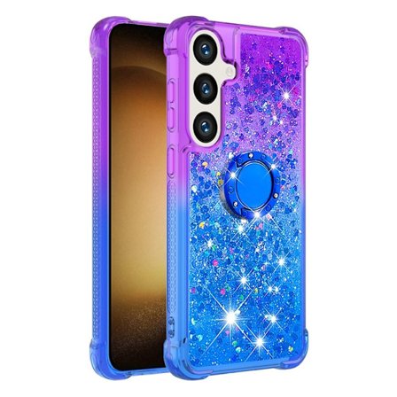 Mobilskal till Samsung Galaxy S26 Pro TPU Gradiant Stöd Skydd - Lila+Himmelblå