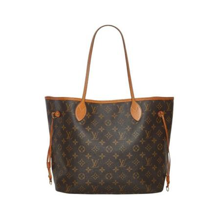 Louis Vuitton Vintage, Pre-owned Neverfull MM Monogram Bag Bruin, Heren, Maat:ONE Size,Canvas