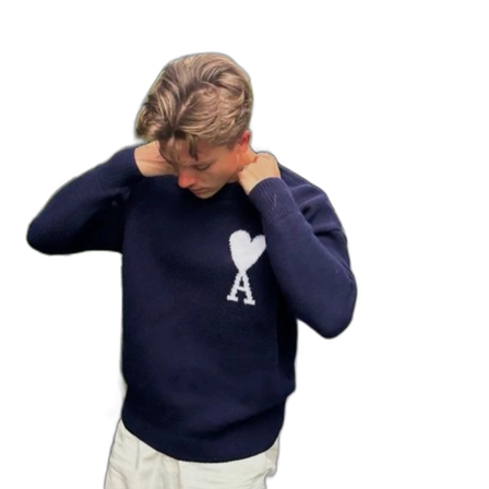 Mörkblå tröja från Ami