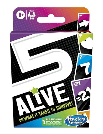 Hasbro Gaming F4205 5 Alive Card Game Collectible - Multi/patterned - FINNISH/SWEDISH