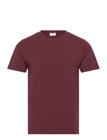 Stretch Cotton Tee Burgundy Filippa K