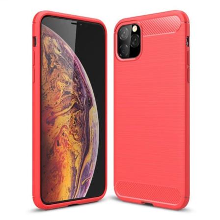 Carbon Flex iPhone 11 Pro Max skal - Röd Röd
