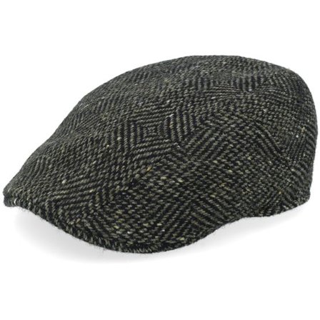 Stetson - Grön flatcap Keps - Ivy Cap Wool Olive/Black Flat Cap @ Hatstore