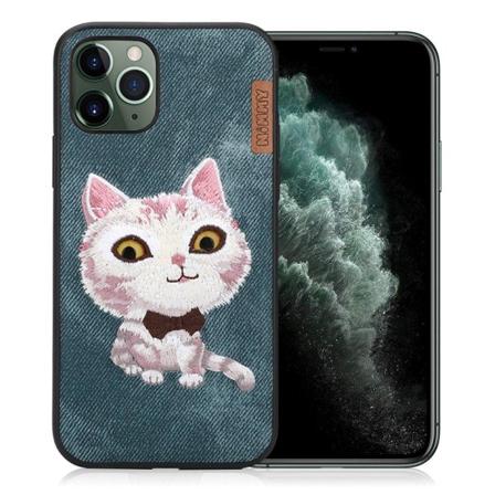 Nimmy Big Eyes iPhone 11 Pro Max broderet cover - Blå Blue