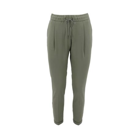 Fabiana Filippi, Trousers Pad 272W371D280 Zielony, Kobieta, Rozmiar: S