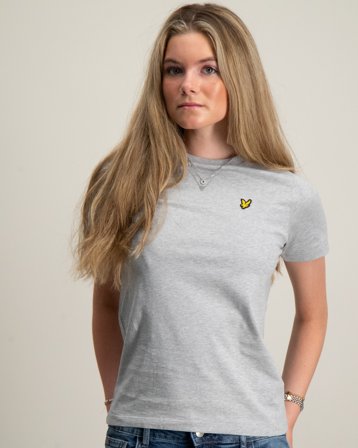 Lyle & Scott Plain T-shirt Grå T-shirts Tjej - Kids Brand Store
