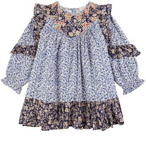 Kids - Louise Misha Lara Floral Dress Blue 6 Years - Dresses - 6 years - Blue