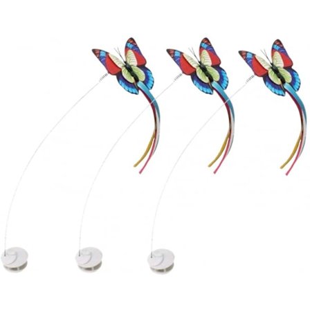 Katt leksaker, interaktiv katt leksak fjäril rolig övning Elect