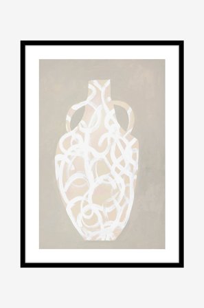 Malerifabrikken - BildeClay covered, Svart rammeme - Beige - Bilder & skilt - Fra Homeroom