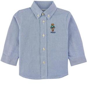 Kids - Ralph Lauren Branded Shirt Blue 9 Months - Tops - 9 months - Blue - Junge