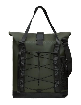 Rains Trail Rolltop Tote Bag W3 - Green - ONE SIZE