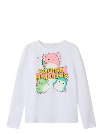 Nmfjulda Squishmallows Ls Top Vde White Name It