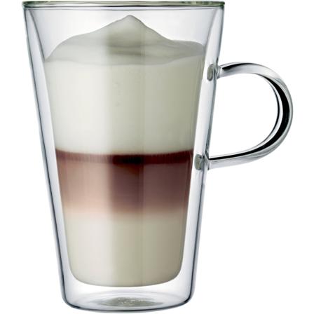 Bodum CANTEEN Dubbelväggat glas med handtag, 2 st. - 0,4 l