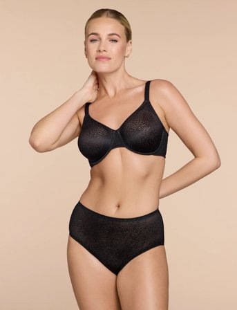Wacoal Back Appeal Underwire Bra - Black - D x 85