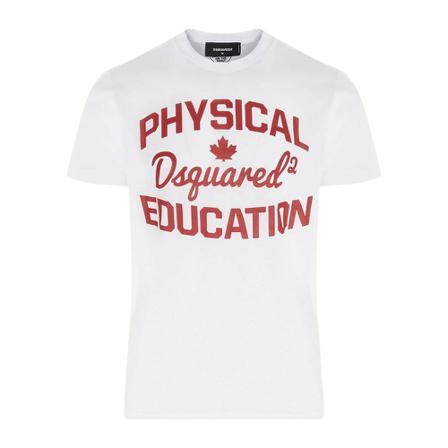 Dsquared2, T-Shirts Biały, Mężczyzna, Rozmiar: M