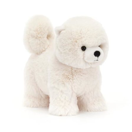 Jellycat Daphne Pomeranian Hund Udstoppede Dyr, 24 cm | Hunde og Hvalpe Plyslegetøj | Klassisk Børnegave
