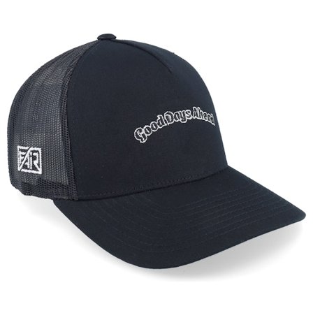 Fair - Black trucker Czapka Z Daszkiem - Good Days Ahead Black A-frame Trucker @ Hatstore