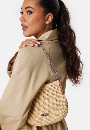 Michael Michael Kors - Kendall Small Pouchette - Natural - Kläder - - Bubbleroom