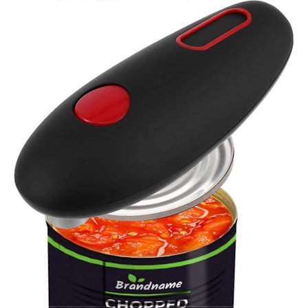 Sähköinen purkinavaaja, kädet vapaana tölkinavaaja, sähköinen tölkinavaaja nivelrikkoon, automaattinen purkin/tölkinavaaja yhdellä kosketuskytkimellä