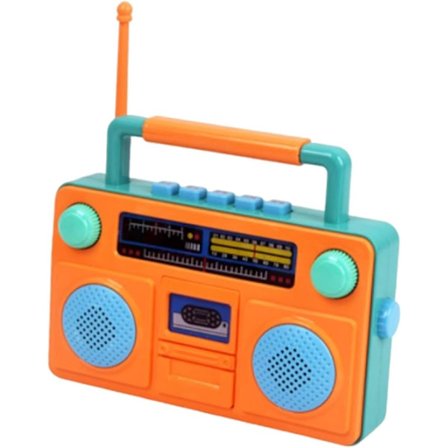Ny børneradio, Radio til børn, Bærbar radio musikafspiller - Læringsaktiviteter til førskole, spilledåse pladespiller, musikalsk legetøj