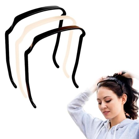 Solbriller Hovedbånd Kvadratisk Hovedbånd Solbriller Stil Usynlig Hovedbånd Som Solbriller Hårbånd Solbriller Til Kvinder Krøllet Tykt Hår (A)