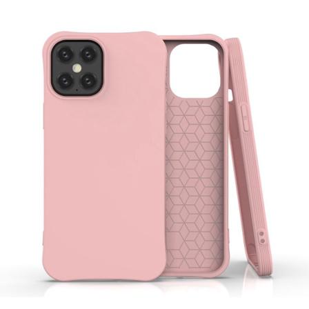 Iphone 12 Pro Max - Shockproof Matt Tpu Skal - Ljus Rosa Lightpink Ljus Rosa