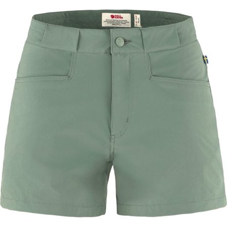 Fjällräven Women's High Coast Lite Shorts 34 Trousers in Patina Green | Size: 6, Recycled Polyamide