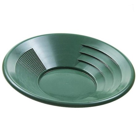 1 stk. Plastik Guld Bassin Mineudvinding Prospektering Flod Værktøj Vask Guld Panning Udstyr, Grøn