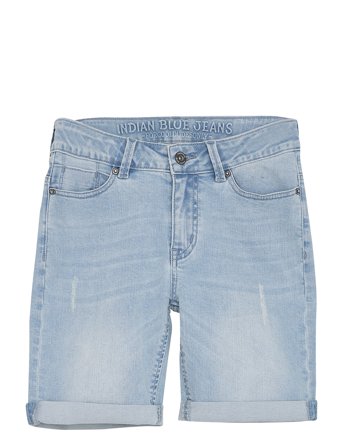 Denim Shorts Light Denim Blue Indian Blue Jeans
