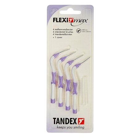 Tandex Flexi Max Mellemrumsbørste Lilac, Medicin & Pleje, Mund & Tandpleje, Tandstikker