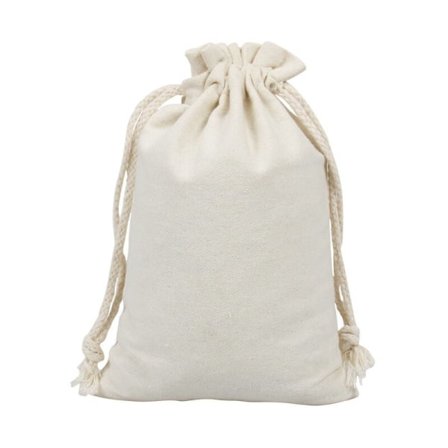 20 små stofposer, bomuldspose, linned smykkepose, stofpose med snøre, gavepose 13 x 18 cm-tfrf