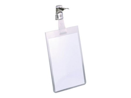 Durable Namnskylt clips stående25/fp - Lyreco - Kontorsmöbler och inredning - Namnskyltar och korthållare - Namnbrickor