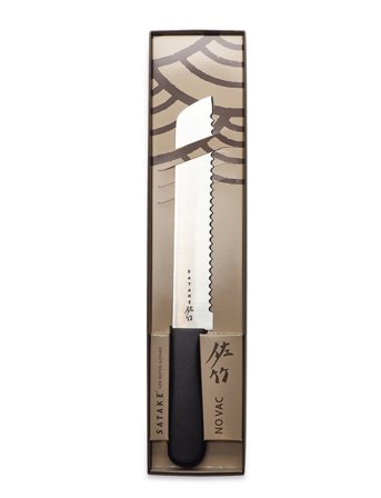 Satake Satake No Vac Breadknife 20 Cm - Black - L:20CM