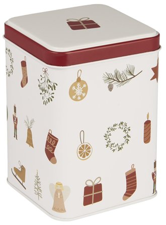 Ib Laursen Metallboks Nostalgisk Jul H12,5