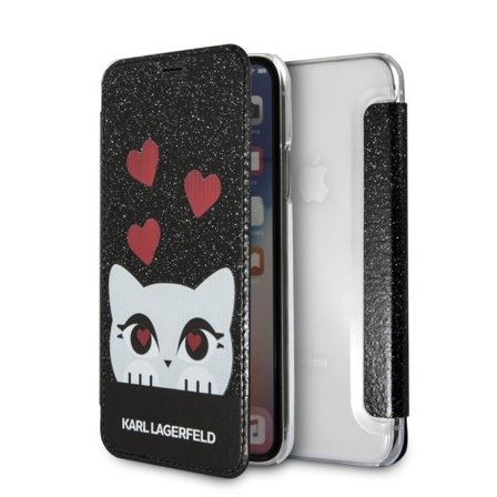 Karl Lagerfeld Valentine iPhone X/Xs-etui - svart