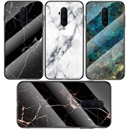 OnePlus 8 Marble Shell 9H hærdet glas bagside glas bagside V2