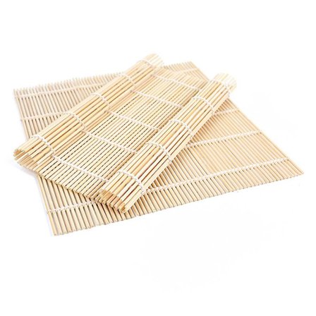 10-pack bambu Sushi Rolling Mat, Sushi Maker, Sushi Roll Maker Kök Sushi Mat Naturlig bambu (24*244cm)