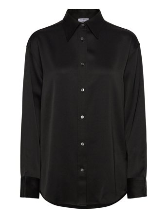 Filippa K Satin Shirt - Black - 34