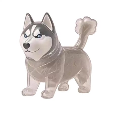 Nøglering til indsamling af katte- og hundehår, minde om kæledyrshår (Husky)