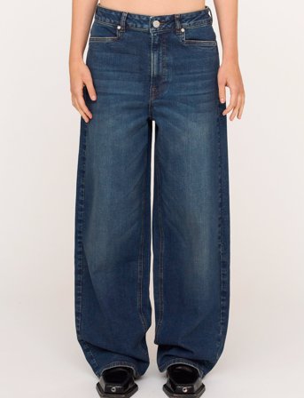 Tomorrow Trw-Kaia Slung Jeans Wash Riverside - Blue - 25 x 34