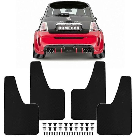 Stænkskærme til Fiat 500 500c 500l 500x 500e Abarth 595 695 Racing Mud Flaps Mudflaps Mudguards Fender Arrow Sign Sticker