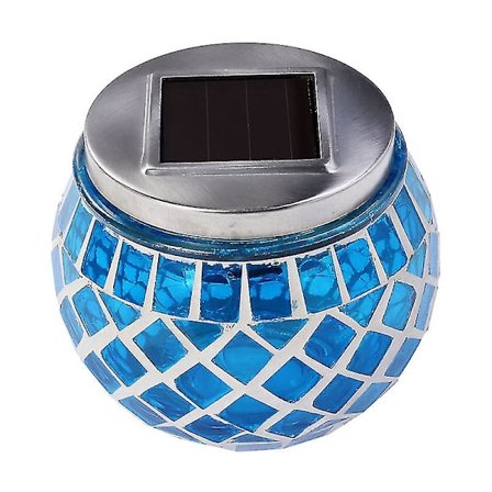 Glasmosaik trädgårdslampa för belysning