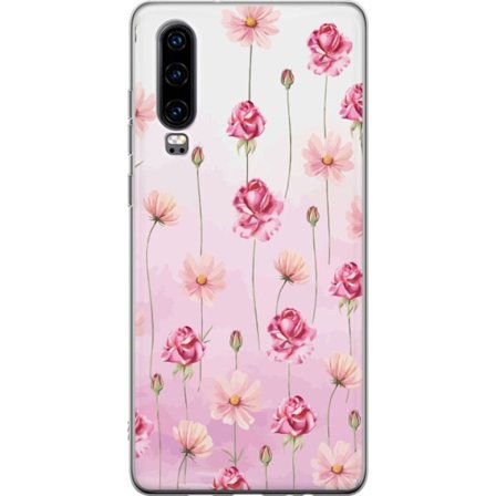 Yhteensopiva Puhelinkuori Huawei P30 Rose Petal Whisper